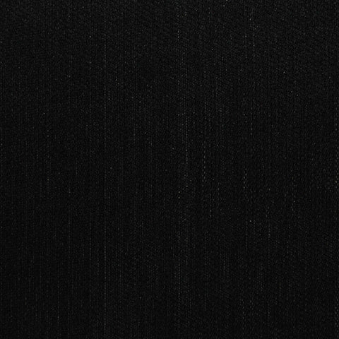 100% Polyester Interlock Knit Fabric, 110 gsm, 160 cm — Black