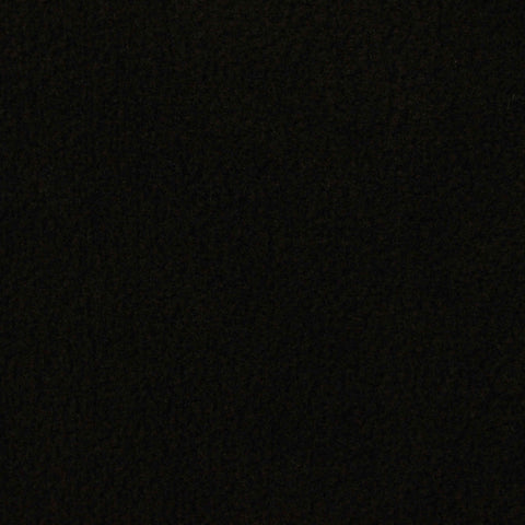 Fleece Fabric, 150 gsm, 155 cm — Black