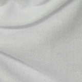 Cotton Polyester Jersey Knit Fabric, 140 gsm, 185 cm — White — texture