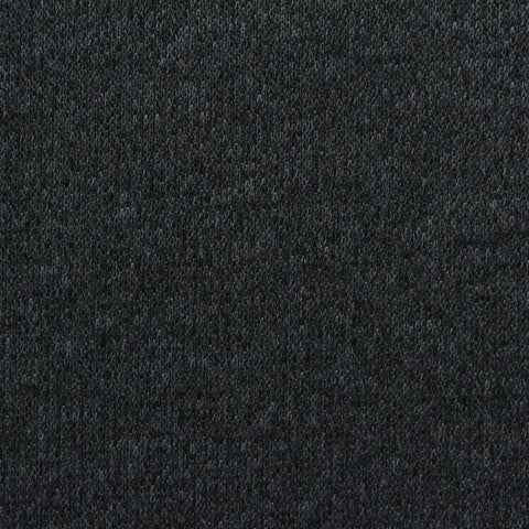 Dark Grey Marl Interlock Knit, Polyester, 180 gsm, 155 cm
