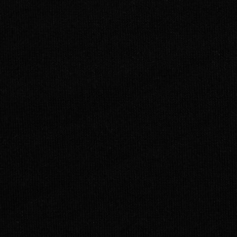 Slub Polyester Stretch Linen-Look Fabric, 280 gsm, 160 cm — Black