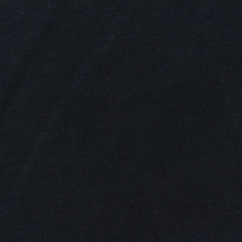 Cotton Stretch French Terry Fabric, 230 gsm, 185 cm — Navy