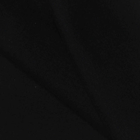 Polyester Viscose Stretch Scuba Knit Fabric, 449 gsm — Black