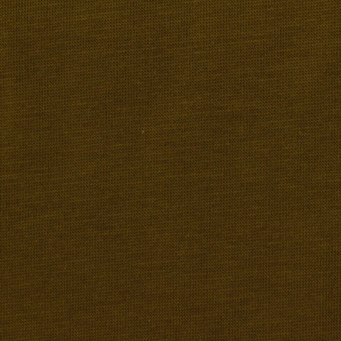 Cotton Polyester Jersey Knit Fabric, 155 gsm, 178 cm — Khaki