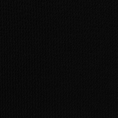Polyester Stretch Knit Fabric, 500 gsm, 77 cm — Black