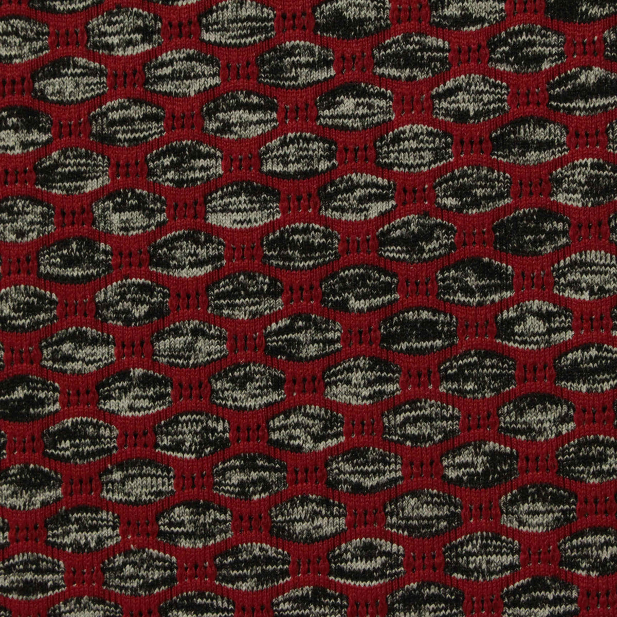 Red Marl Mesh, Poly-Nylon