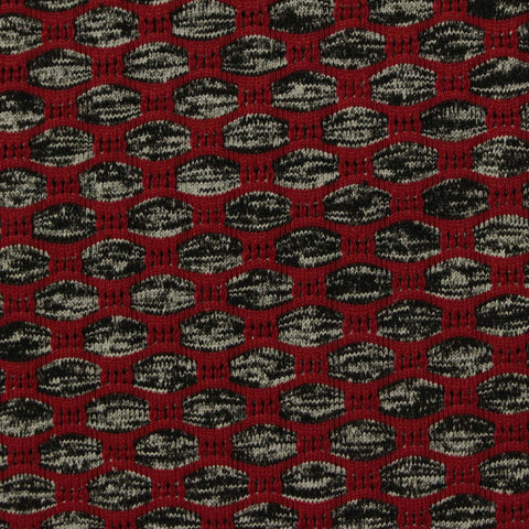 Red Marl Mesh, Poly-Nylon