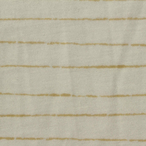Tan Horizontal-Stripe Jersey Knit, Poly-Viscose, 127 gsm
