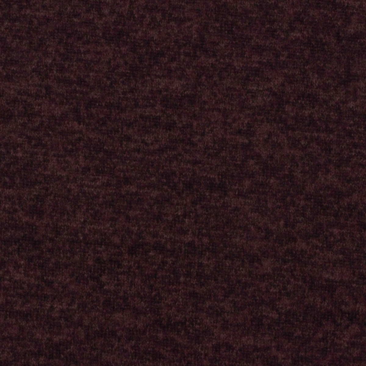 Burgundy Heather Chunky Knit, Poly-Viscose