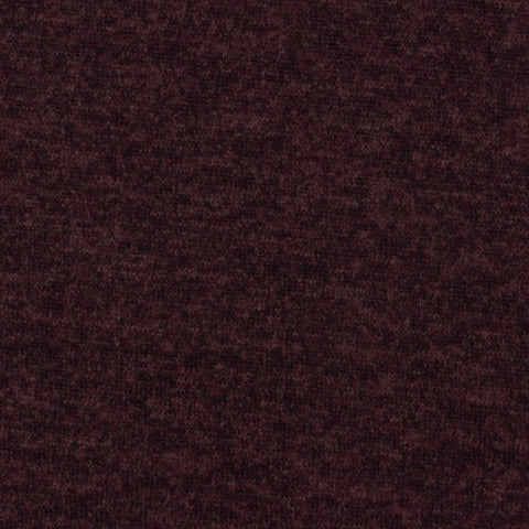 Burgundy Heather Chunky Knit, Poly-Viscose