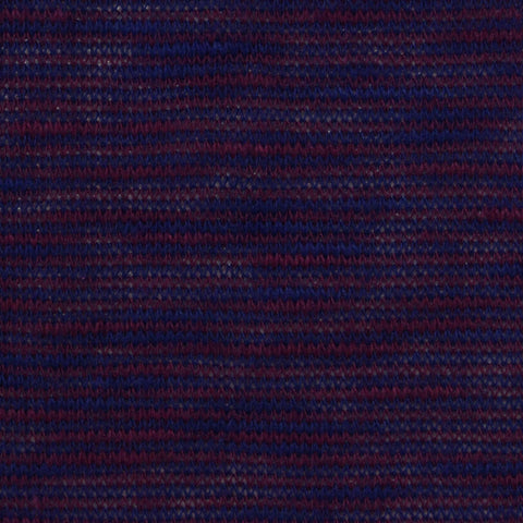 Deep Blue Marl Chunky Knit, Poly-Cotton