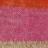 Dark Grey Horizontal-Stripe Chunky Knit, Viscose-Poly — texture