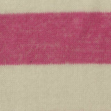 Pink Horizontal-Stripe Chunky Knit, Viscose-Poly