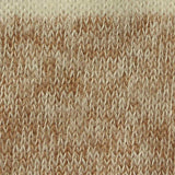 Cream Horizontal-Stripe Chunky Knit, Viscose-Poly — texture