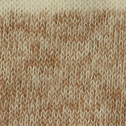 Cream Horizontal-Stripe Chunky Knit, Viscose-Poly, 188 gsm