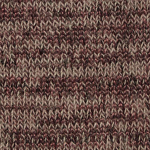 Brown Marl Chunky Knit, Poly-Viscose, 210 gsm