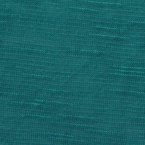 Slub Polyester Viscose Jersey Knit Fabric, 137 gsm, 150 cm — Green