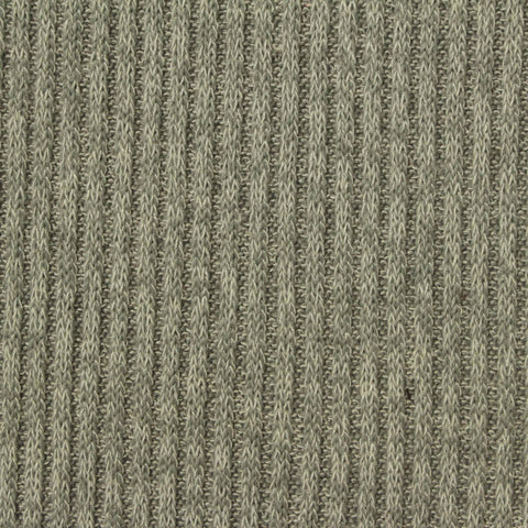 Viscose Polyester Stretch Chunky Knit Fabric, 223 gsm, 152 cm — Khaki