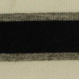 Black Horizontal-Stripe Knit, Poly-Viscose — texture