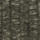 Black Marl Rib Knit, Viscose-Poly