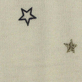Pink Glitter-Star Knit, Cotton-Poly — texture
