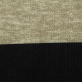 Marled Beige Horizontal-Stripe Knit, Polyester