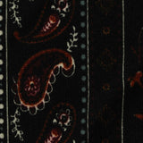 White Bold-Paisley Knit, Polyester