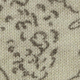 Grey Cartoon-Cloud Chunky Knit, Viscose-Poly — texture