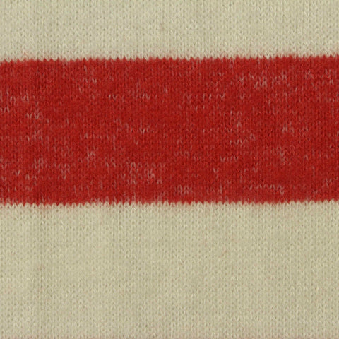 Brushed Viscose Polyester Stretch Chunky Knit Fabric, 200 gsm, 160 cm — White
