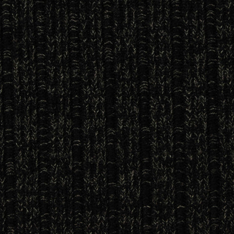 Black Marl Chunky Knit, Poly-Viscose, 450 gsm