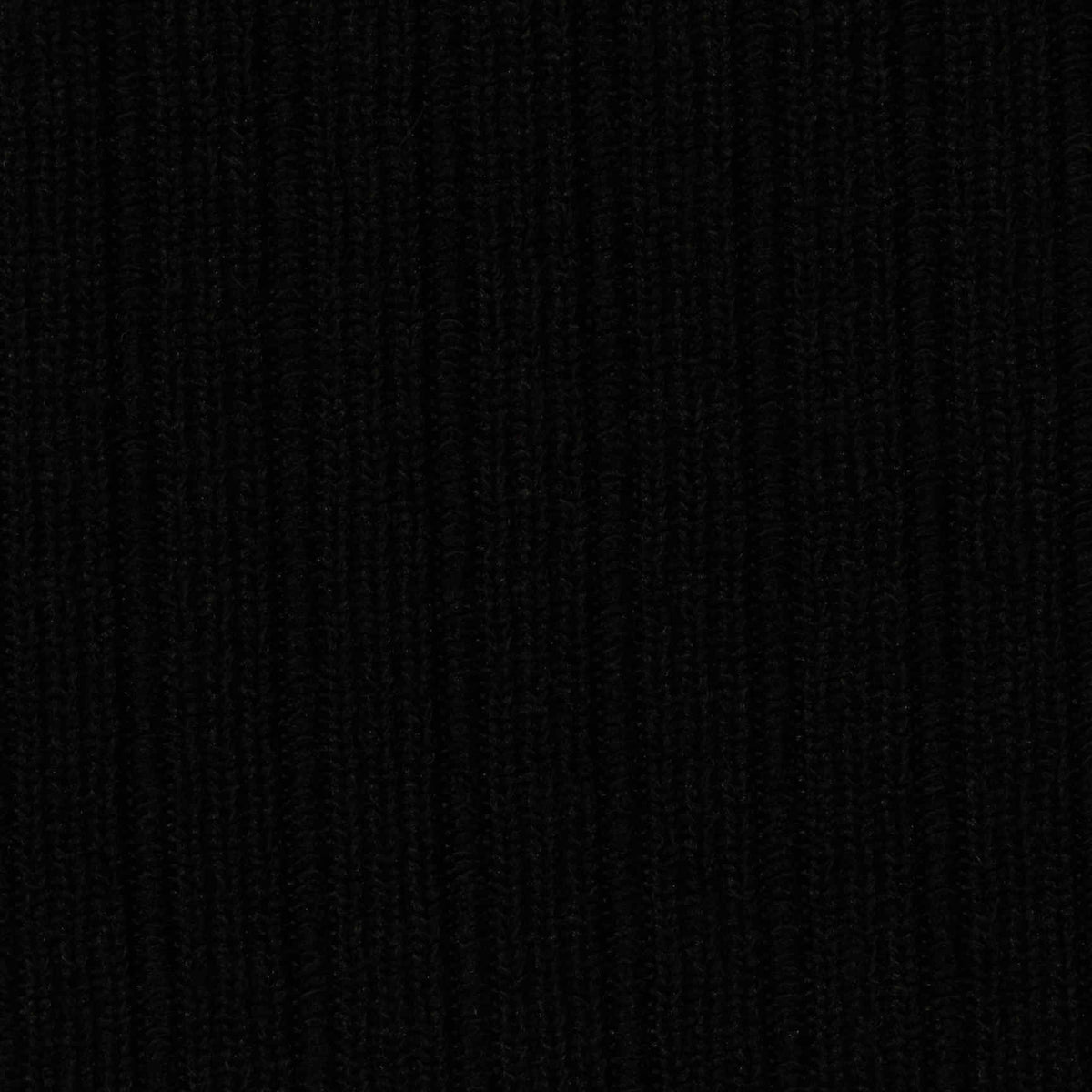 Polyester Viscose Chunky Knit Fabric, 427 gsm, 155 cm — Black