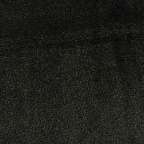 Polyester Stretch Velvet Fabric, 516 gsm, 160 cm — Black