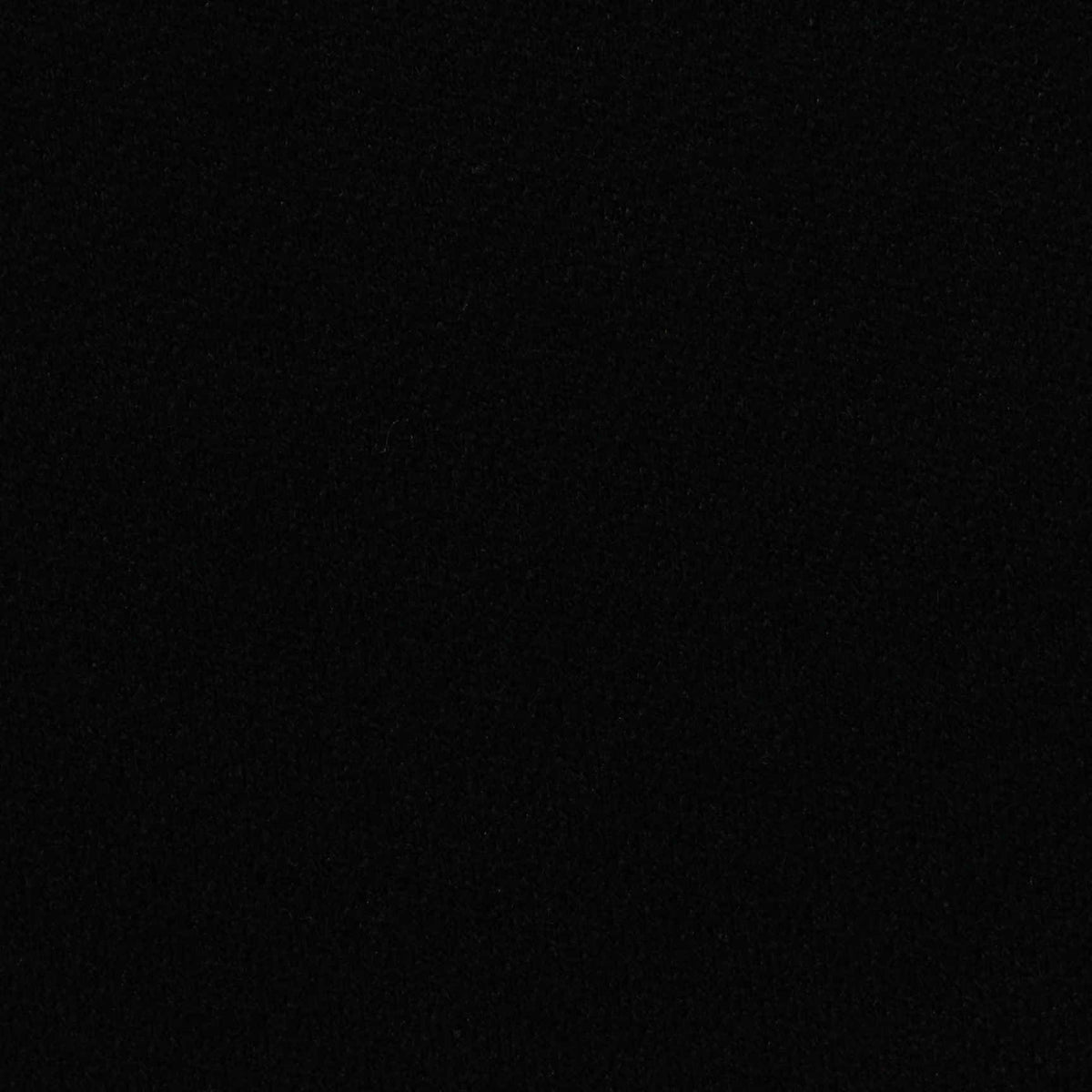Brushed Polyester Viscose Stretch Interlock Knit Fabric, 196 gsm, 155 cm — Black