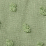 100% Polyester Chiffon Fabric, 85 gsm, 148 cm — Green — texture
