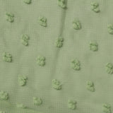 100% Polyester Chiffon Fabric, 85 gsm, 148 cm — Green