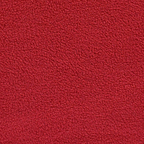 100% Polyester Fleece Fabric, 196 gsm, 157 cm — Red