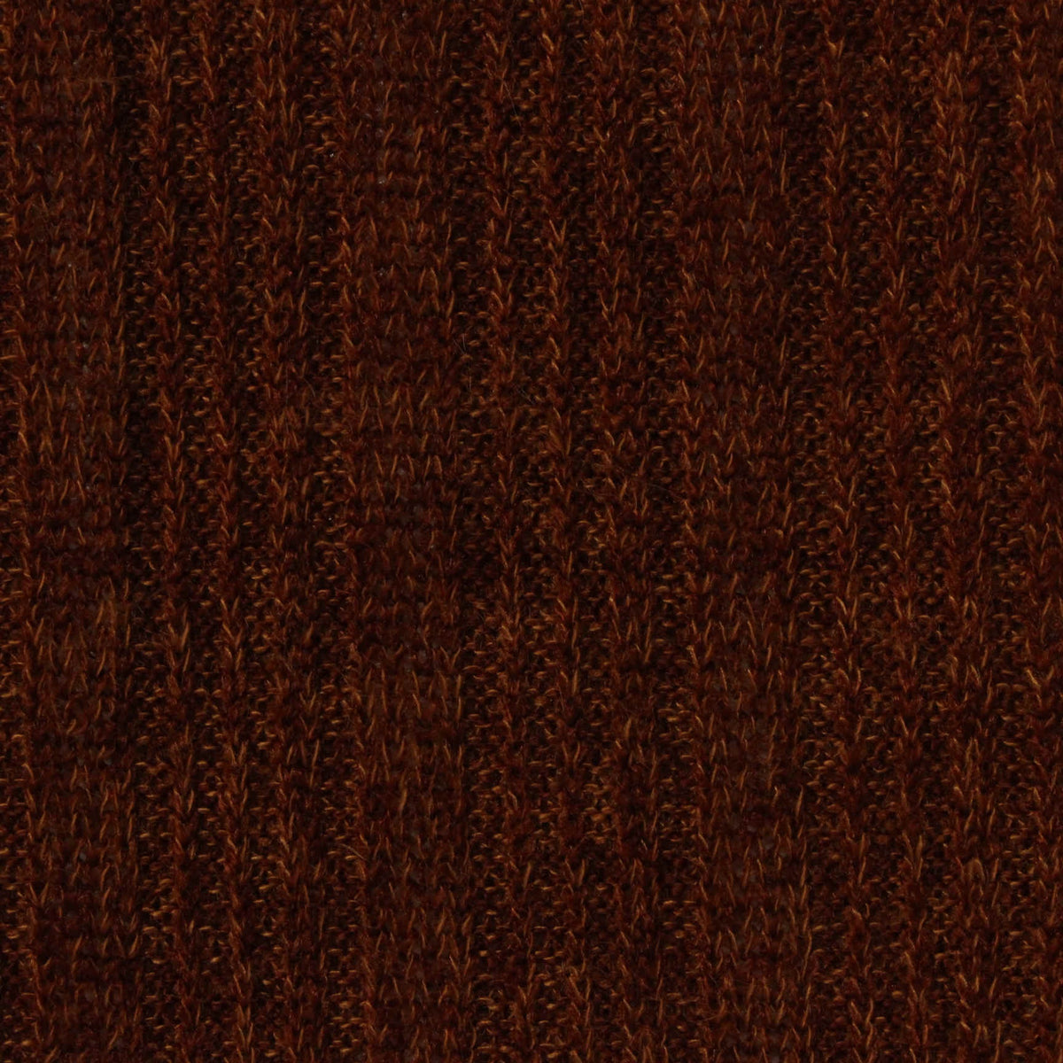 Dark Brown Heathered-Marl Chunky Knit