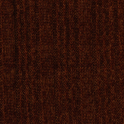 Dark Brown Heathered-Marl Chunky Knit