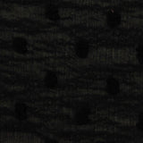Black Bold-Dot Crepe, Polyester