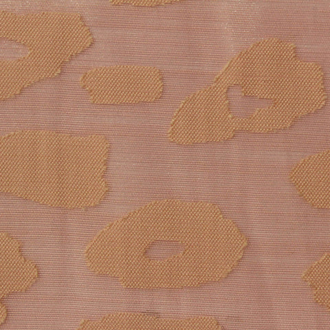 Brown Leopard Jacquard, Poly-Viscose