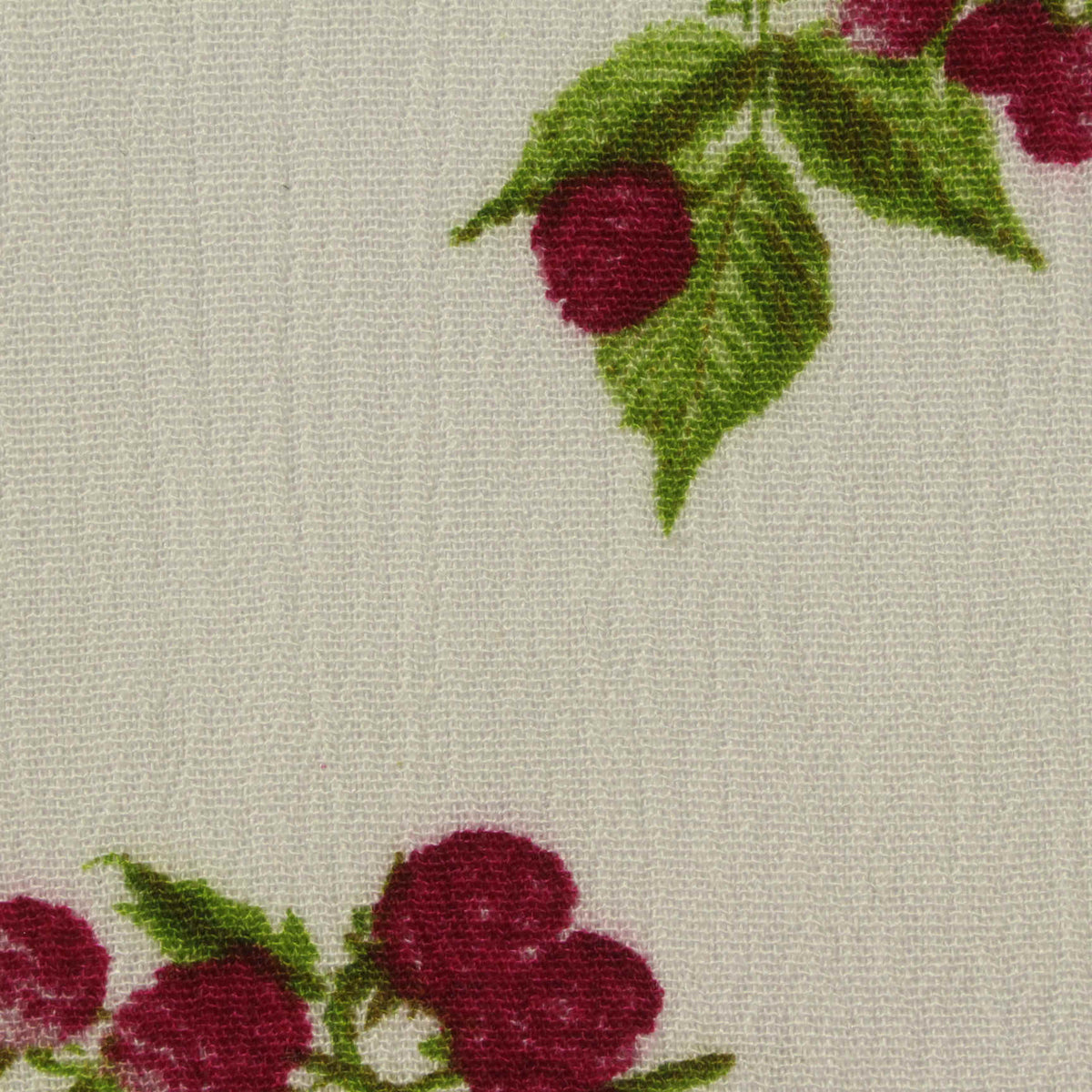 Red Leaves Crepe, Viscose