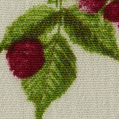 Red Leaves Crepe, Viscose