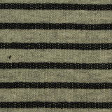 Light Grey Stripes French Terry, Cotton-Poly