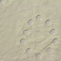 Cream Eyelet Jacquard, Polyester, 120 gsm