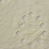 Cream Eyelet Jacquard, Polyester