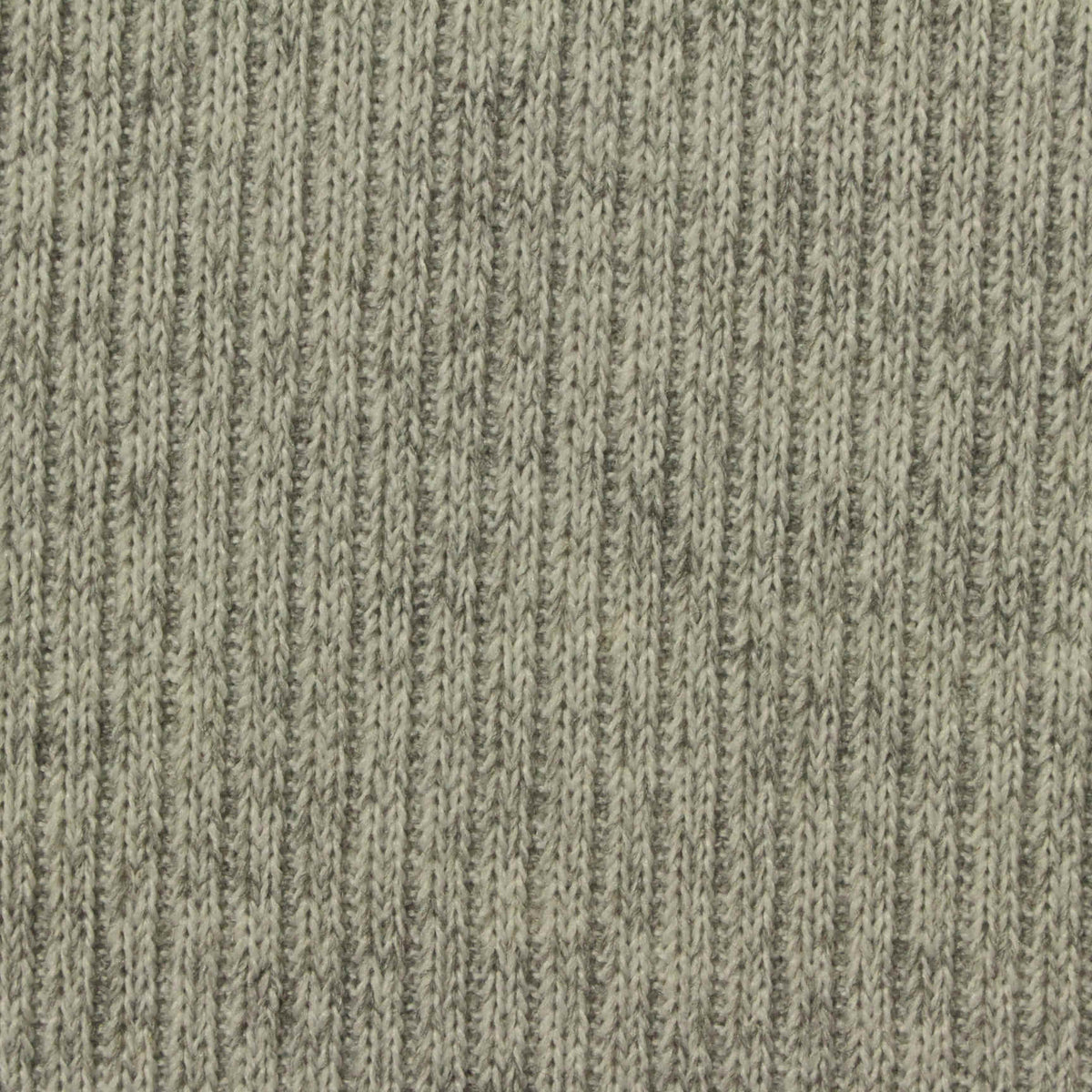 Light Grey Marl Rib Knit, Polyester, 280 gsm