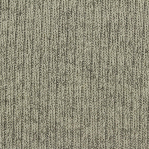 Light Grey Marl Rib Knit, Polyester, 280 gsm
