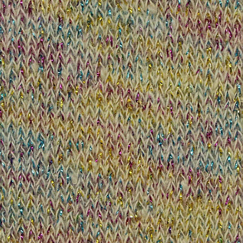Yellow Flecks French Terry, Cotton