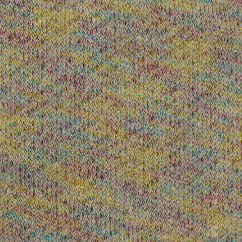 Yellow Flecks French Terry, Cotton