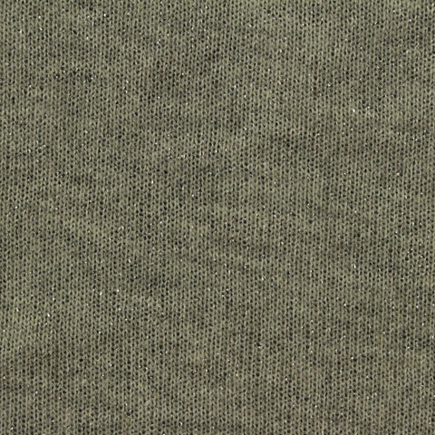 Green Marl French Terry, Poly-Cotton, 205 gsm